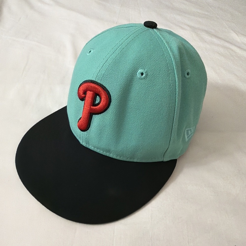 Philadelphia Phillies MLB Lids Hat Drop "Ice Cream Chocolate Mint" 59FIFTY 6 7/8 - Picture 3 of 16